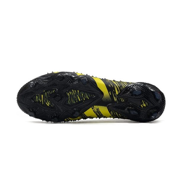 adidas Predator Freak + FG Crampons de Football Noir Jaune
