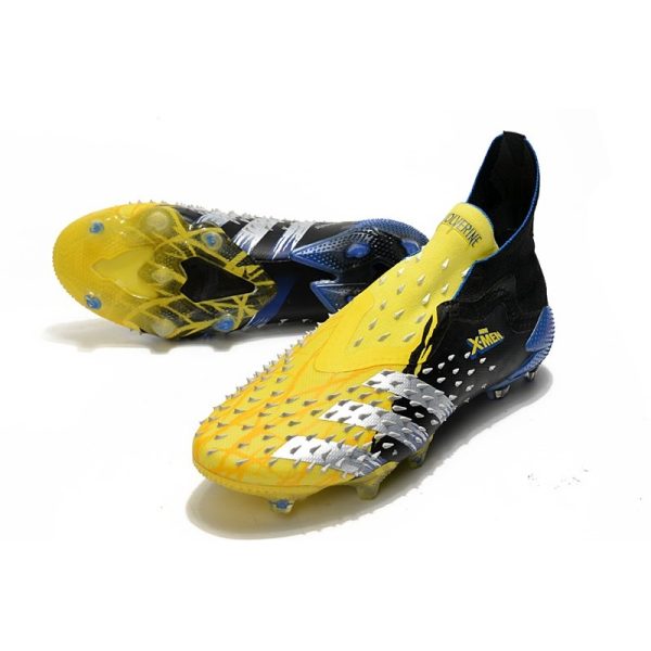adidas Predator Freak + FG X-Men Wolverine - Jaune Argent Métallique Noir