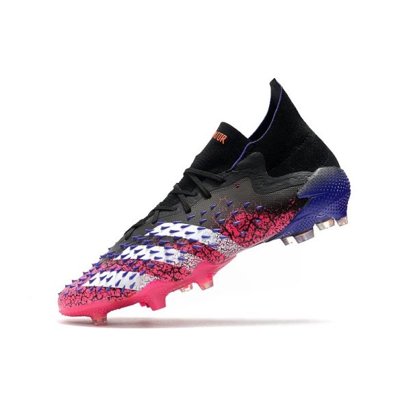 adidas Predator Freak.1 FG Homme Noir Blanc Rose Choc