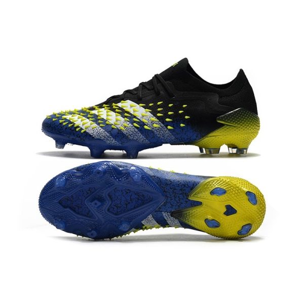 adidas Predator Freak.1 Low Terrain sec Bleu Jaune Blanc