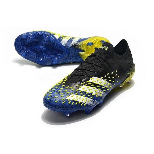 adidas Predator Freak.1 Low Terrain sec Bleu Jaune Blanc