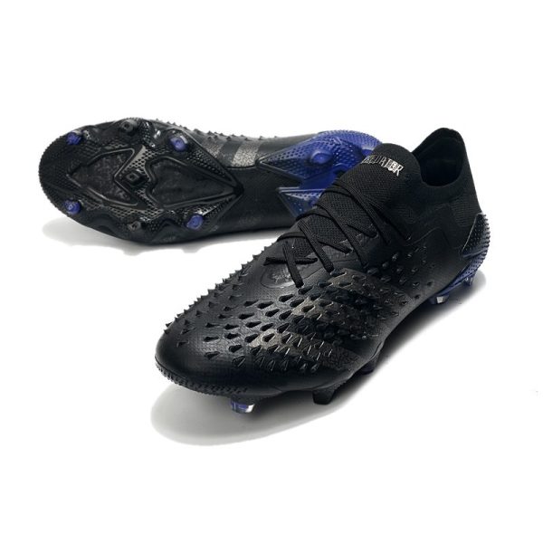 adidas Predator Freak.1 Low Terrain sec Noir Acier Métallique Encre Sonic