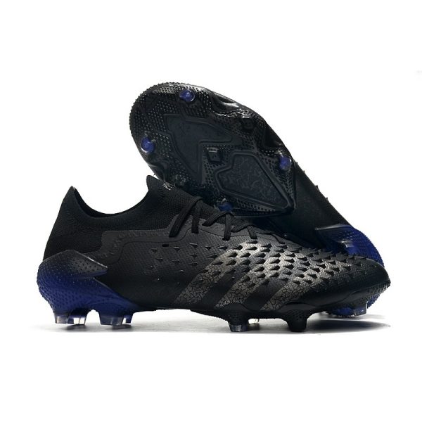 adidas Predator Freak.1 Low Terrain sec Noir Acier Métallique Encre Sonic