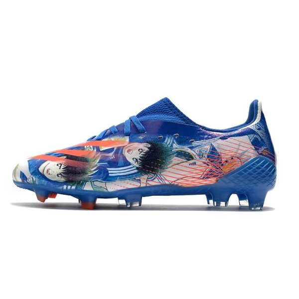 adidas X Ghosted.1 FG Crampon Nouvelle Bleu Rouge
