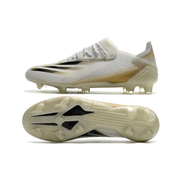 adidas X Ghosted.1 FG Crampon Nouvelle Crampon Inflight - Blanc Doré Noir
