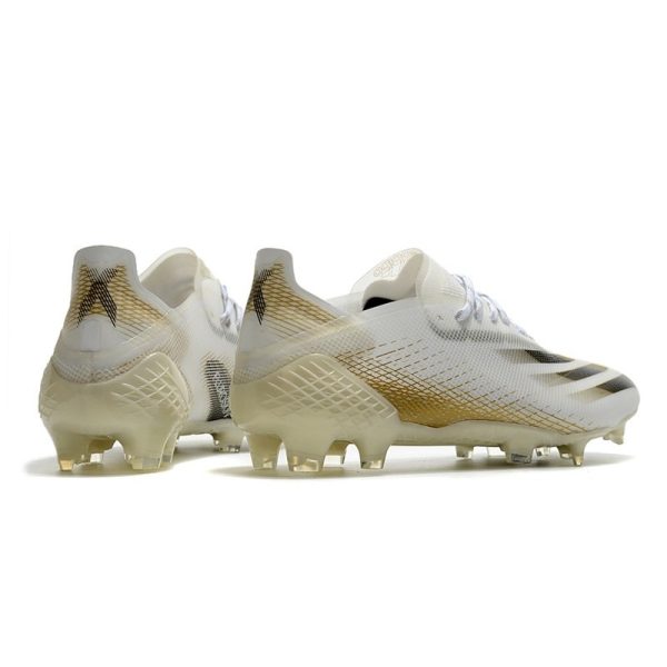 adidas X Ghosted.1 FG Crampon Nouvelle Crampon Inflight - Blanc Doré Noir