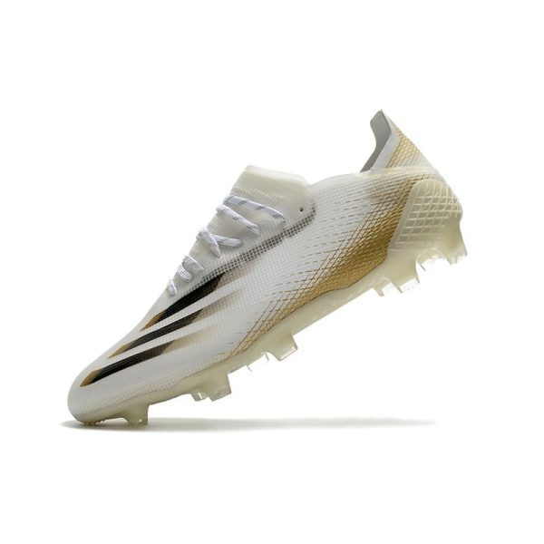 adidas X Ghosted.1 FG Crampon Nouvelle Crampon Inflight - Blanc Doré Noir