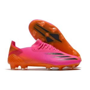 adidas X Ghosted.1 FG Crampon Nouvelle Crampon Rose Noir Orange
