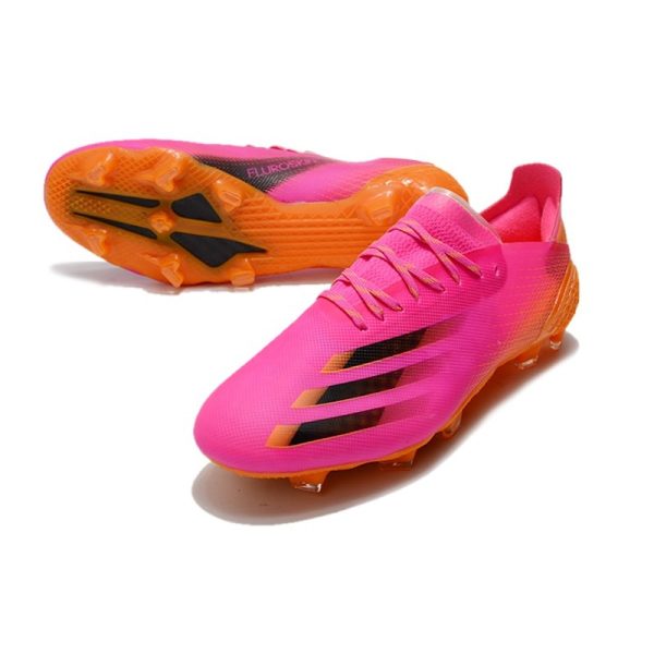 adidas X Ghosted.1 FG Crampon Nouvelle Crampon Rose Noir Orange