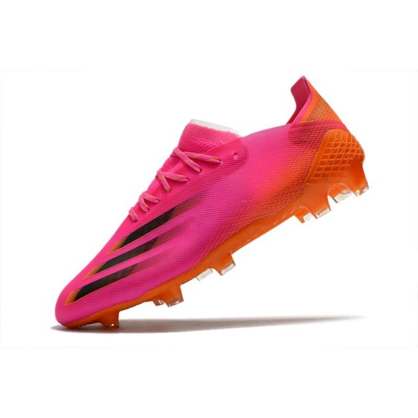adidas X Ghosted.1 FG Crampon Nouvelle Crampon Rose Noir Orange