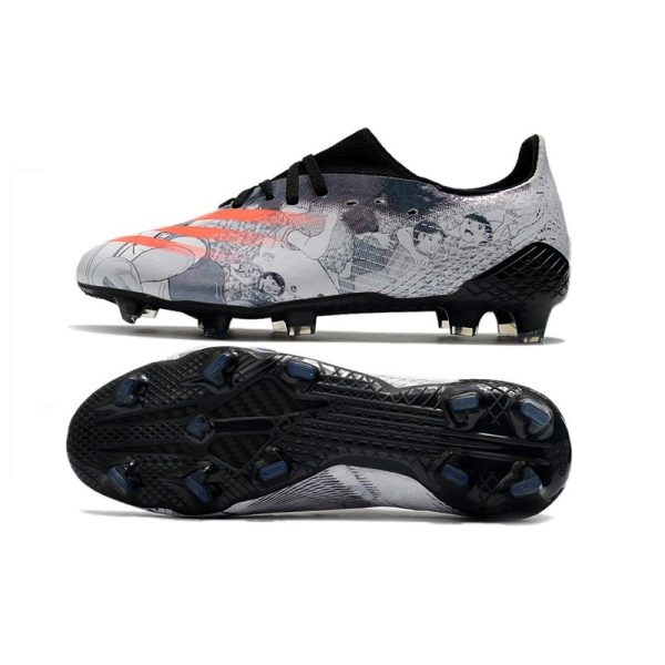 adidas X Ghosted.1 FG Crampon Nouvelle Gris Rouge Noir