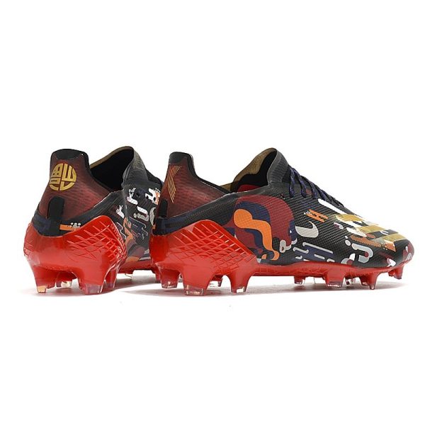 adidas X Ghosted.1 FG Crampon Nouvelle Noir Rouge Or