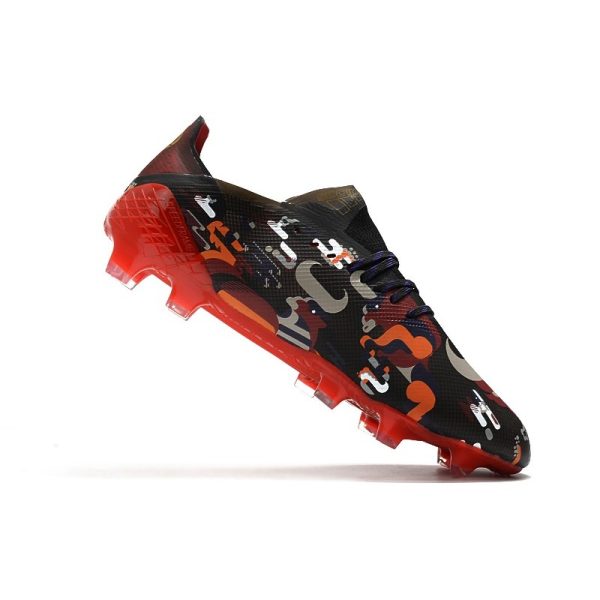 adidas X Ghosted.1 FG Crampon Nouvelle Noir Rouge Or