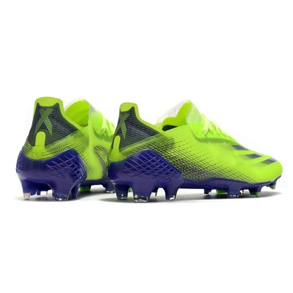 adidas X Ghosted.1 FG Crampon Nouvelle Precision To Blur - Vert Violet Jaune