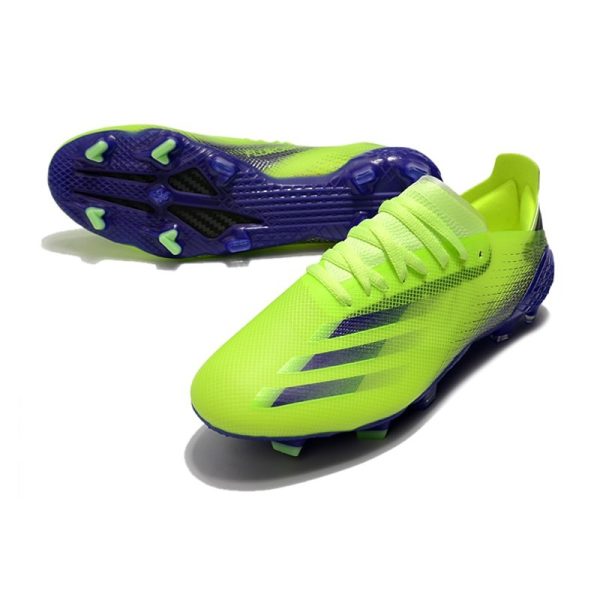 adidas X Ghosted.1 FG Crampon Nouvelle Precision To Blur - Vert Violet Jaune