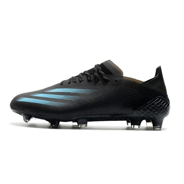 adidas X Ghosted.1 FG Crampon Nouvelle Superstealth - Noir Bleu cyan