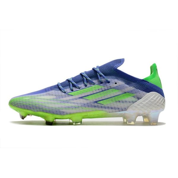 adidas X Speedflow.1 FG Homme Bleu Vert
