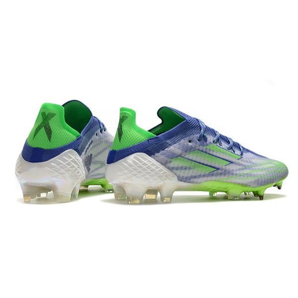 adidas X Speedflow.1 FG Homme Bleu Vert