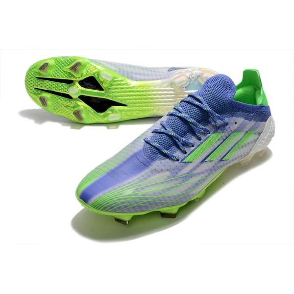 adidas X Speedflow.1 FG Homme Bleu Vert