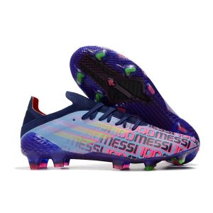 adidas X Speedflow.1 FG Homme Bleu Victoire Rose Choc Jaune Solaire