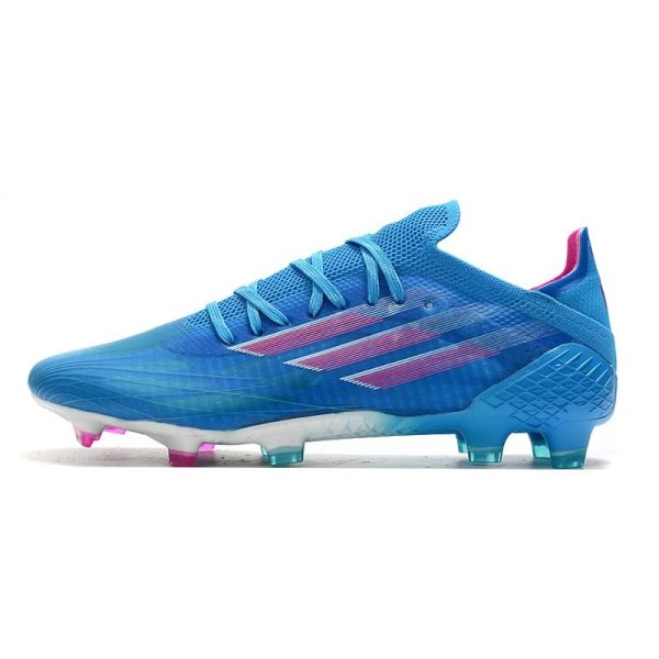 adidas X Speedflow.1 FG Homme Ciel Rose Choc Equipe Blanc