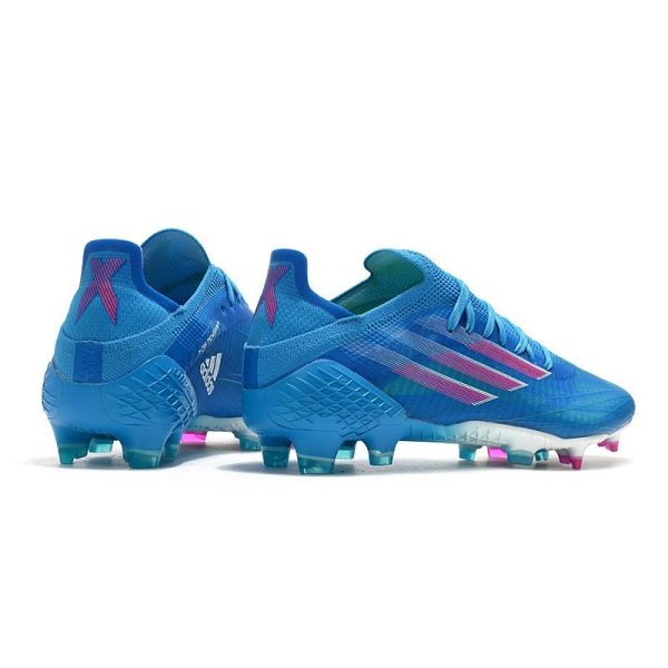 adidas X Speedflow.1 FG Homme Ciel Rose Choc Equipe Blanc