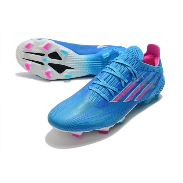 adidas X Speedflow.1 FG Homme Ciel Rose Choc Equipe Blanc