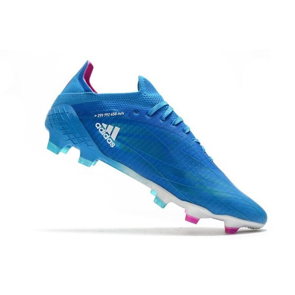 adidas X Speedflow.1 FG Homme Ciel Rose Choc Equipe Blanc