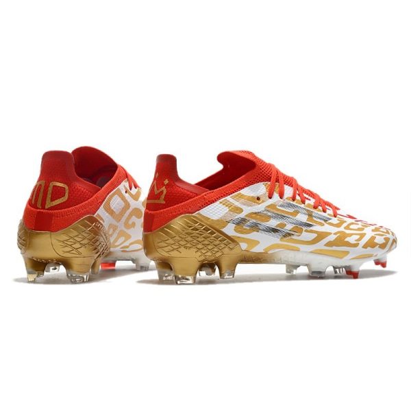 adidas X Speedflow.1 FG Homme Or Blanc Rouge