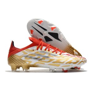 adidas X Speedflow.1 FG Homme Or Blanc Rouge