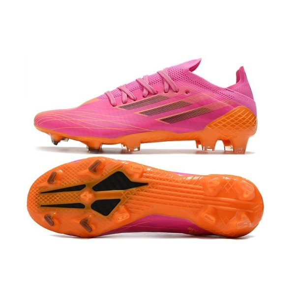 adidas X Speedflow.1 FG Homme Rose Orange