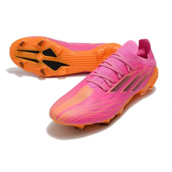 adidas X Speedflow.1 FG Homme Rose Orange