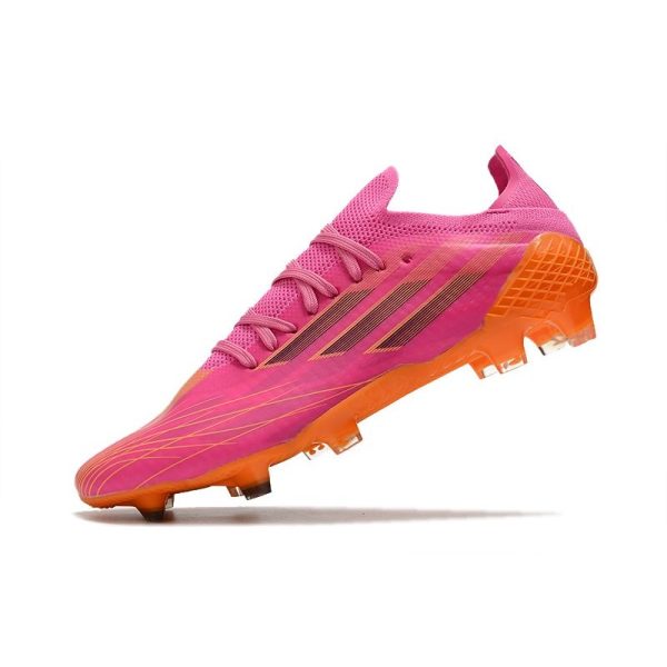 adidas X Speedflow.1 FG Homme Rose Orange