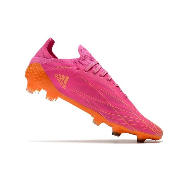 adidas X Speedflow.1 FG Homme Rose Orange