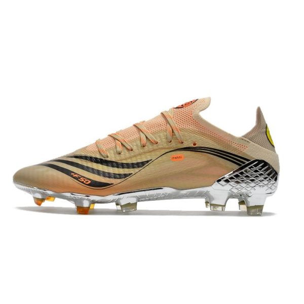 adidas X Speedflow.1 FG Homme Tech Métallique Noir Intense Orange