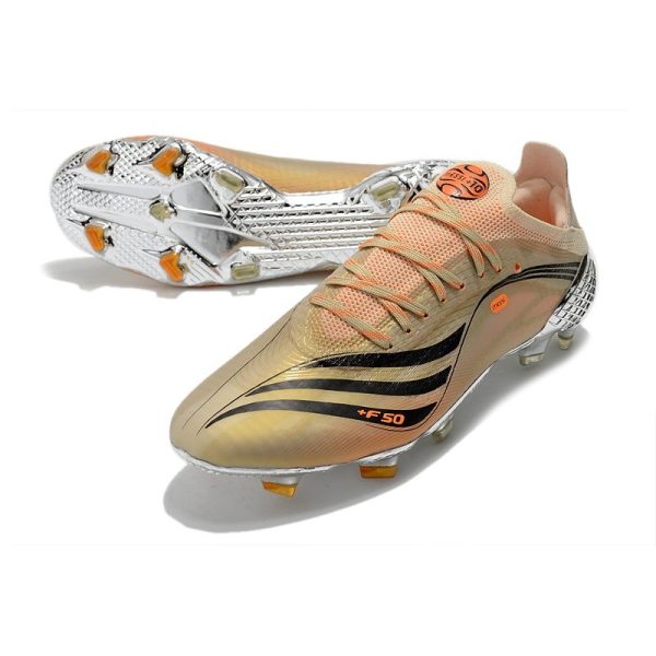 adidas X Speedflow.1 FG Homme Tech Métallique Noir Intense Orange