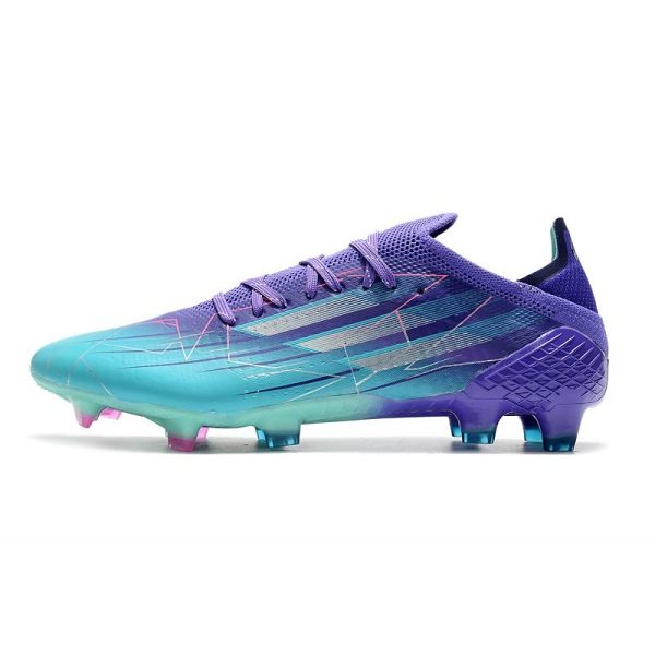 adidas X Speedflow.1 FG Homme Violet Rush Argent Métallique Menthe Rush