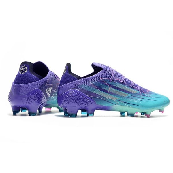adidas X Speedflow.1 FG Homme Violet Rush Argent Métallique Menthe Rush