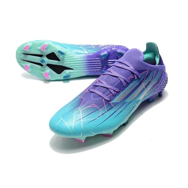 adidas X Speedflow.1 FG Homme Violet Rush Argent Métallique Menthe Rush