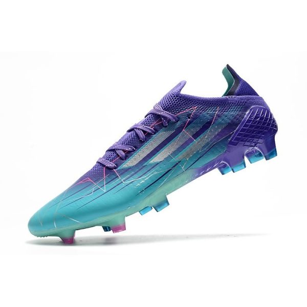 adidas X Speedflow.1 FG Homme Violet Rush Argent Métallique Menthe Rush