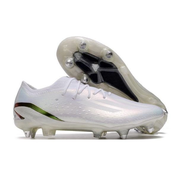 Crampons adidas X Speedportal .1 SG Blanc