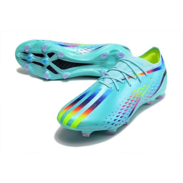 adidas X Speedportal.1 FG Crampons Aqua Transparent Rouge Solaire Bleu Power