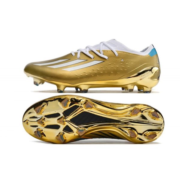 adidas X Speedportal.1 FG Crampons Blanc Or