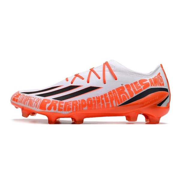 adidas X Speedportal.1 FG Crampons Messi Blanc Noir Rouge Solaire