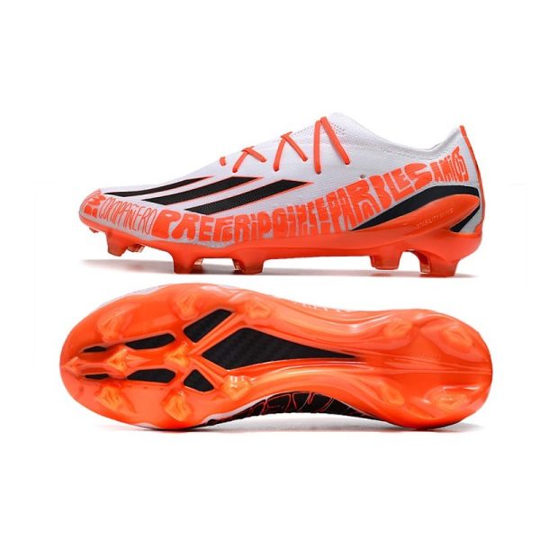 adidas X Speedportal.1 FG Crampons Messi Blanc Noir Rouge Solaire
