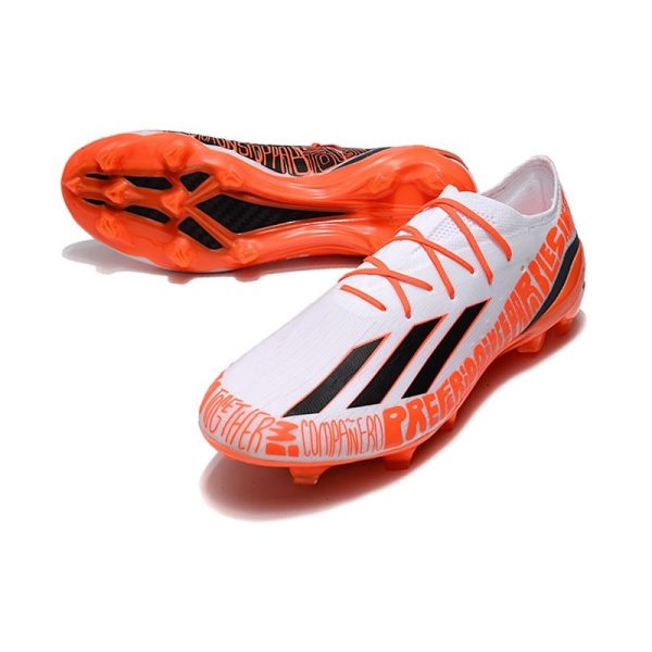 adidas X Speedportal.1 FG Crampons Messi Blanc Noir Rouge Solaire