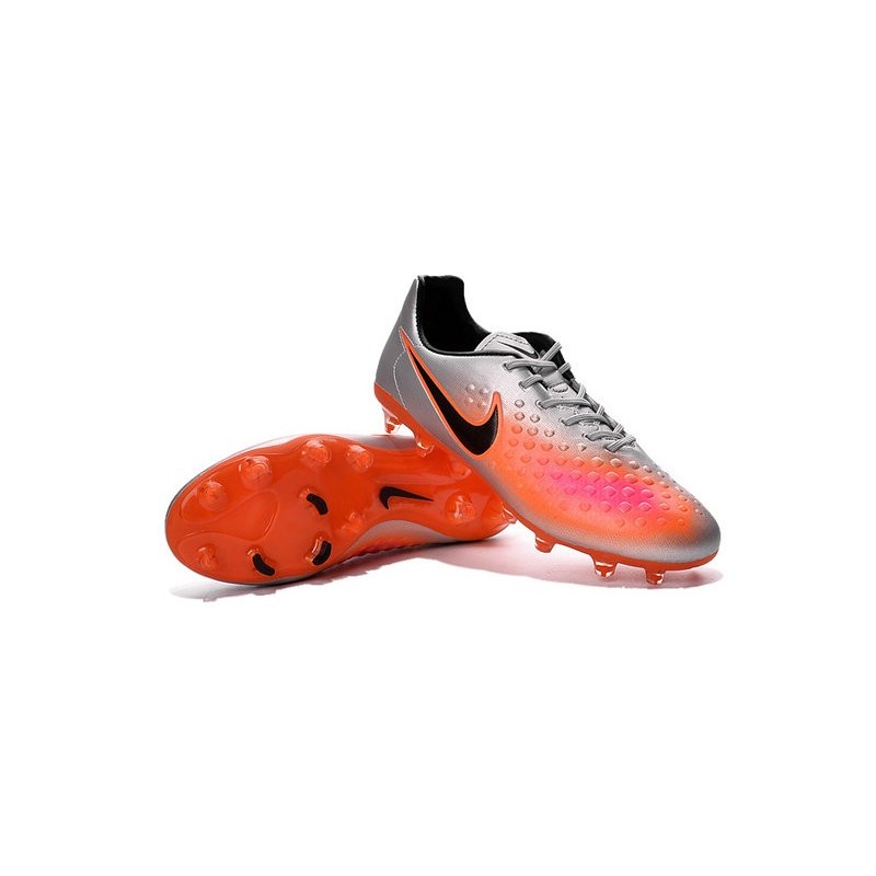 2016 Nike - Crampons Nike Magista Opus II FG Argent Orange Noir