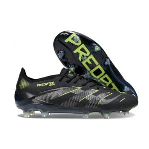 Chaussure de foot adidas Predator Elite FG Noir Jaune