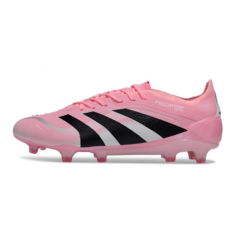 Chaussure de foot adidas Predator Elite FG Rose Noir