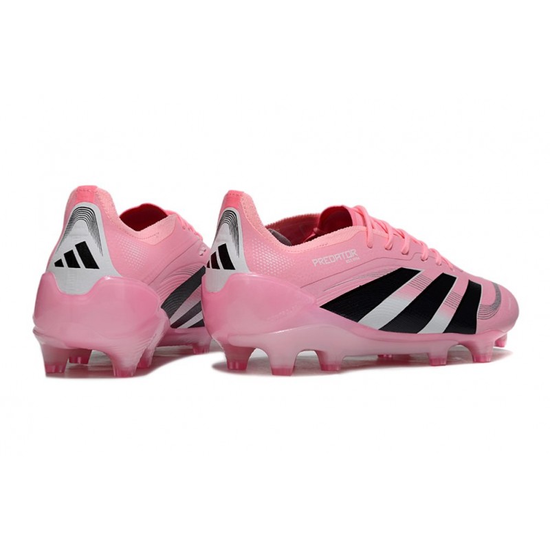 Chaussure de foot adidas Predator Elite FG Rose Noir